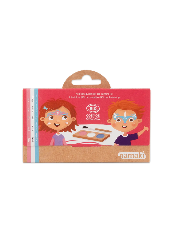 ​Schminkpalette für Kinder | Prinzessin & Einhorn - 3 Farben**