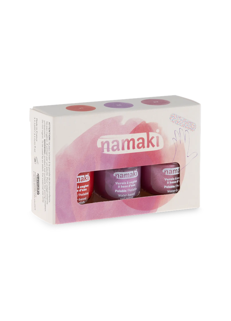 Coffret 3 vernis à ongles - Roses Eternelles