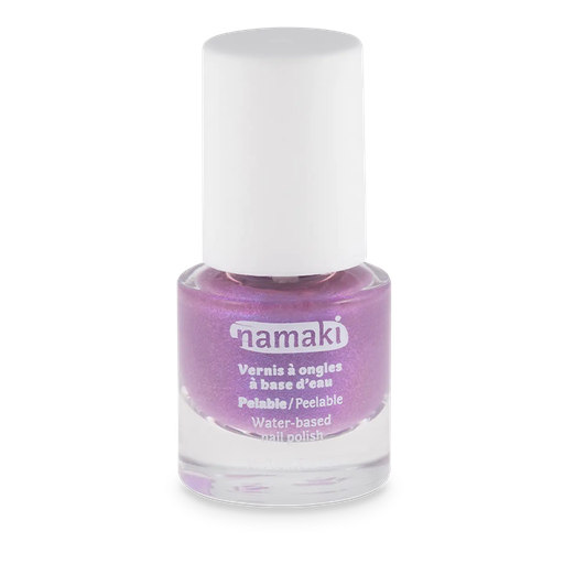 [110227] Vernis à ongles base eau pelable 27 - Violet pailleté