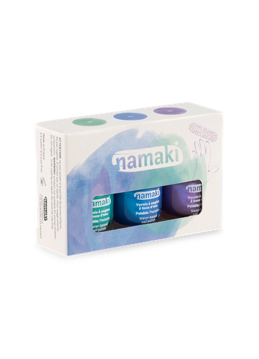 [110925] Coffret 3 vernis à ongles - Aurore Boréale